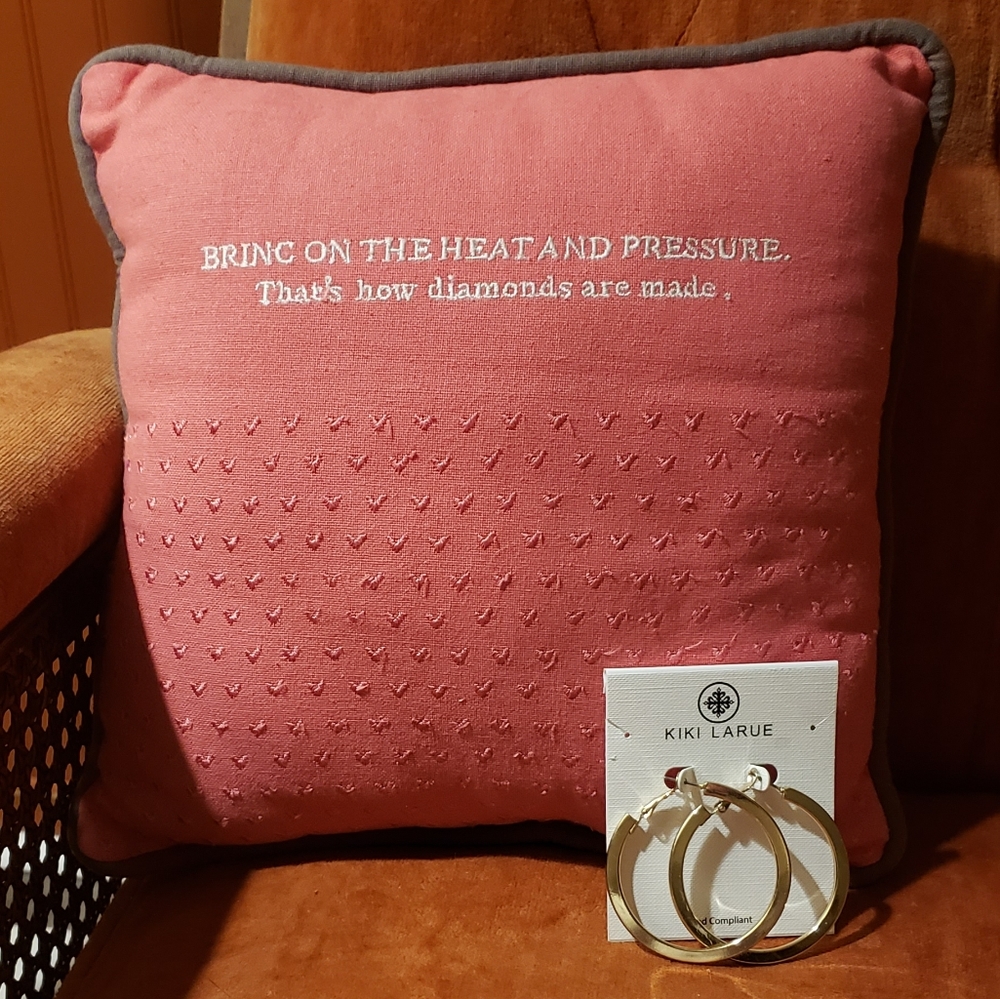 Kiki LaRue gold hoop earrings